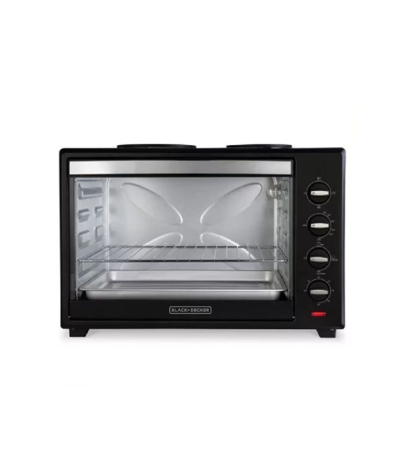 Horno Electrico Black & Decker TO6000-AR 62Lts Negro Con Anafe 3750w ...